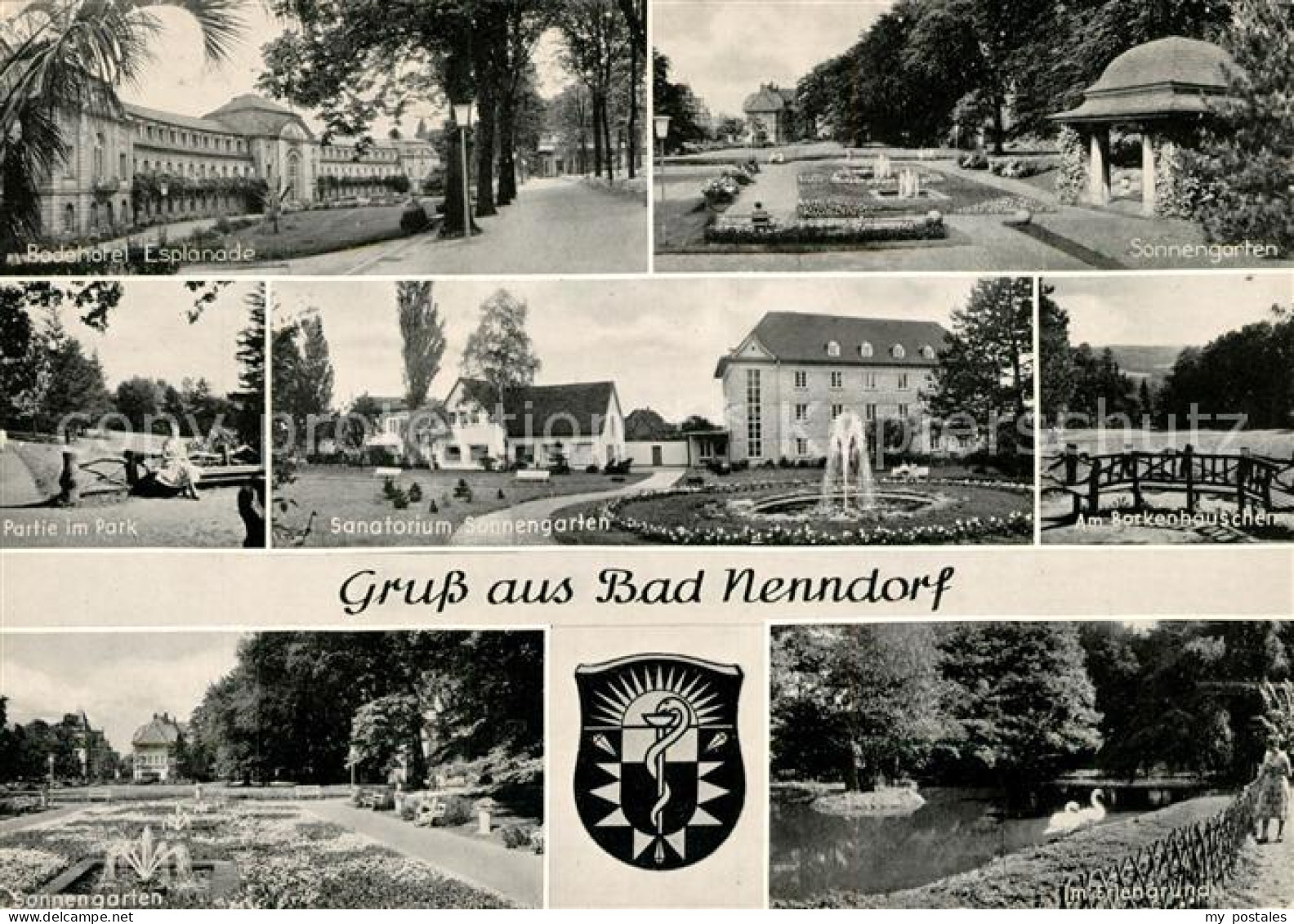 73167649 Bad Nenndorf Badehotel Esplanade Sonnengarten Kurpark Sanatorium Borken - Bad Nenndorf