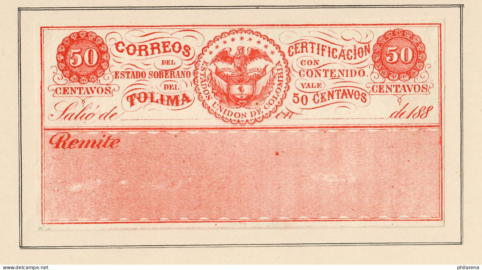 Columbia 1859-1908: Nearly Complete, Value Letter-insurance-stamps, O/* - Colombia