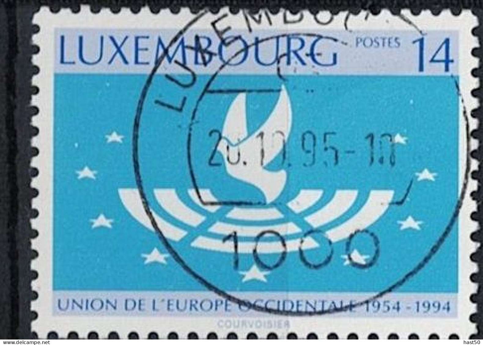 Luxemburg - 40 Jahre Westeuropäische Union (MiNr: 1346) 1994 - Gest Used Obl - Used Stamps