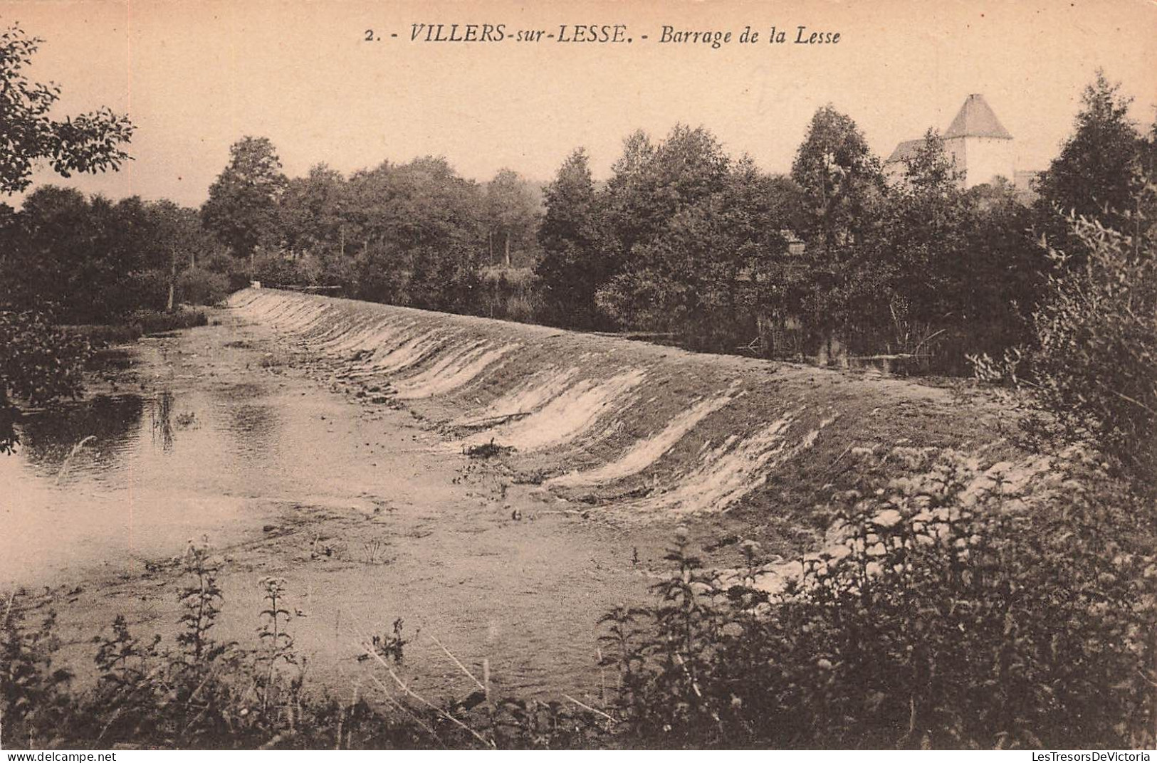 BELGIQUE - Villers Sur Lesse - Vue Générale Sur Le Barrage De La Lesse - Carte Postale Ancienne - Rochefort