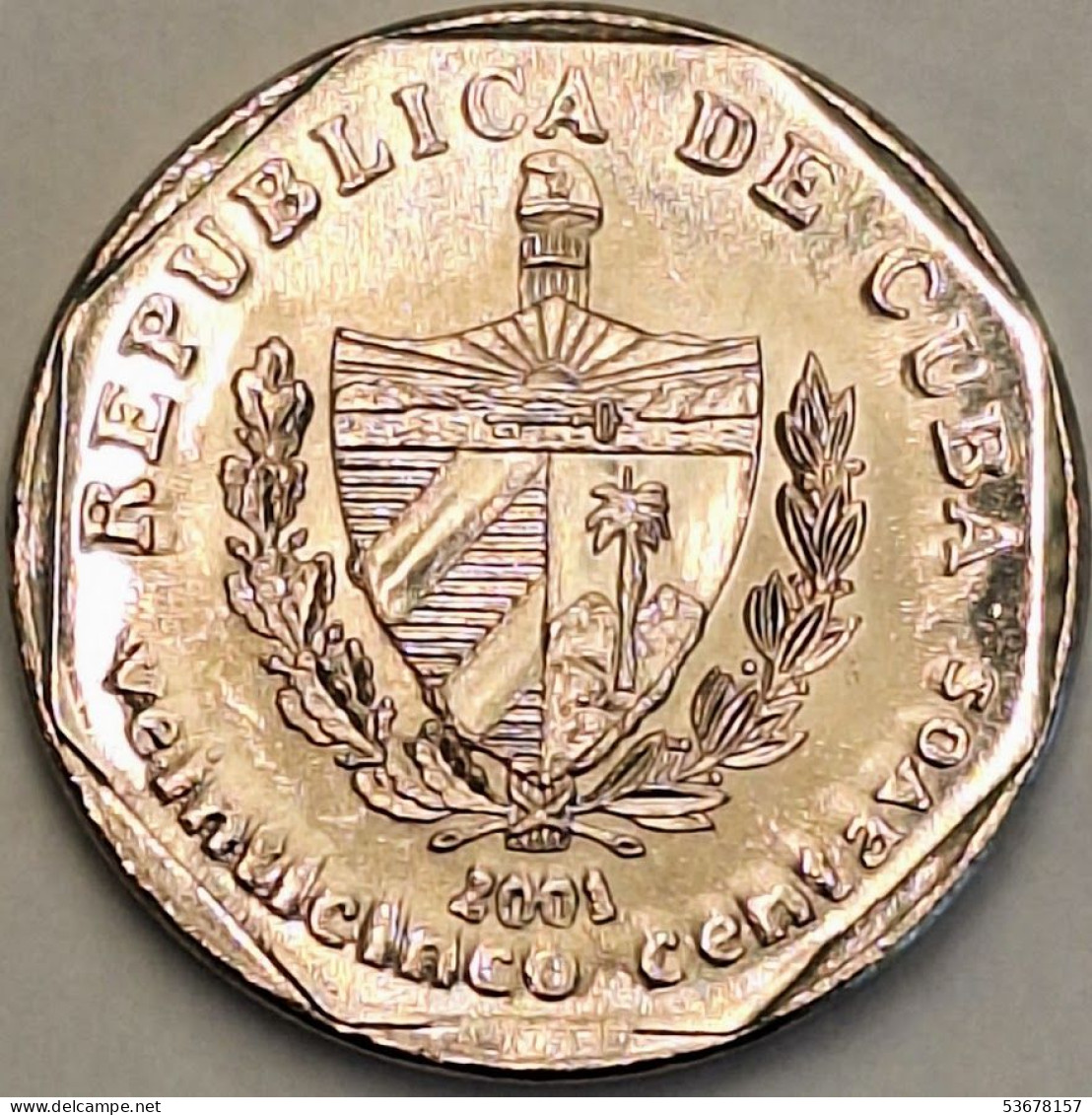 Cuba - 25 Centavos 2001, KM# 577.2 (#3584) - Kuba