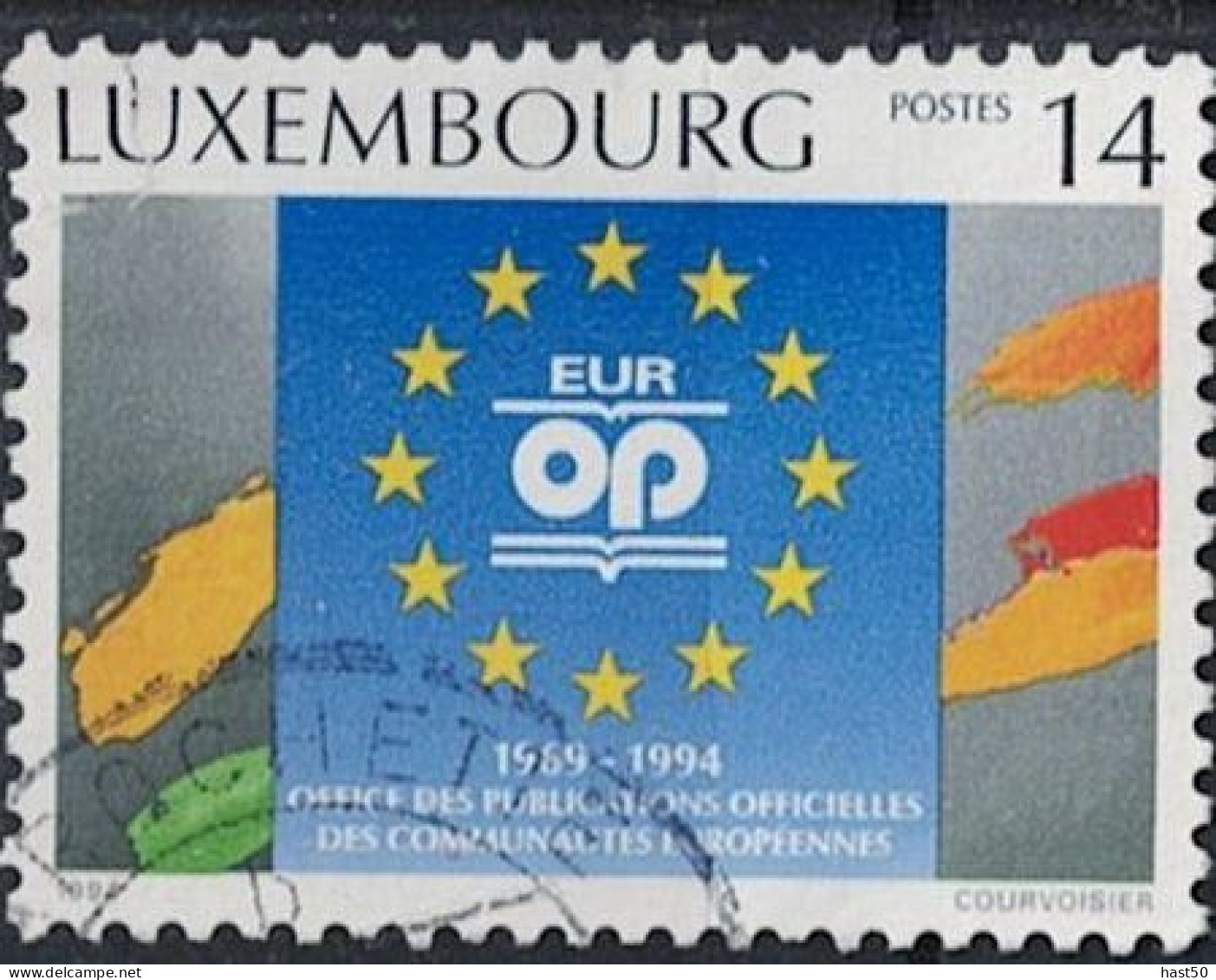 Luxemburg - 25 Jahre EUROFFICE (MiNr: 1347) 1994 - Gest Used Obl - Usati