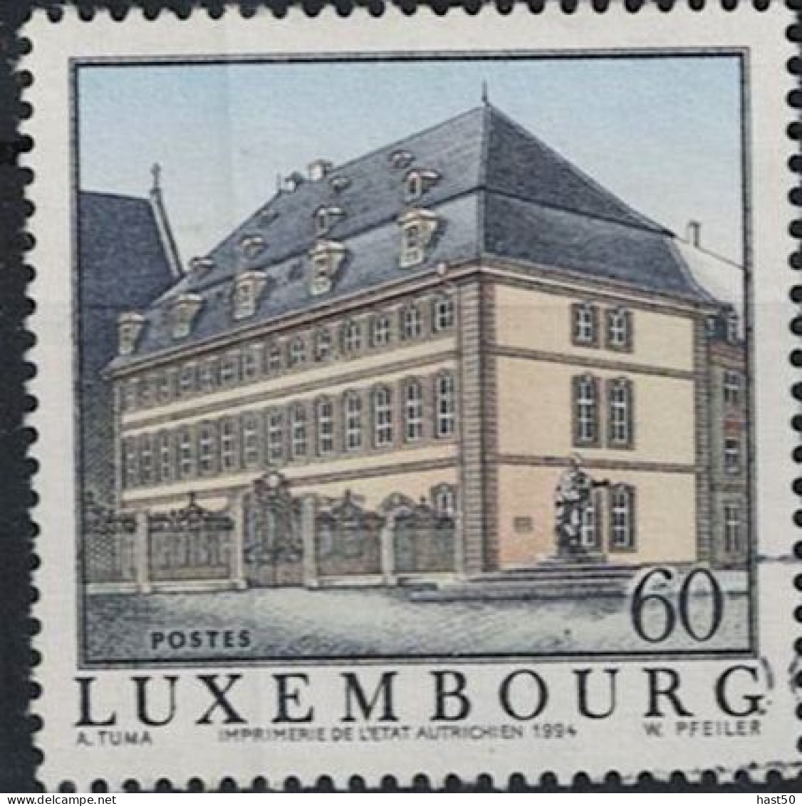 Luxemburg - Refugium Der St.-Maximin-Abtei Von Trier (MiNr: 1351) 1994 - Gest Used Obl - Gebraucht