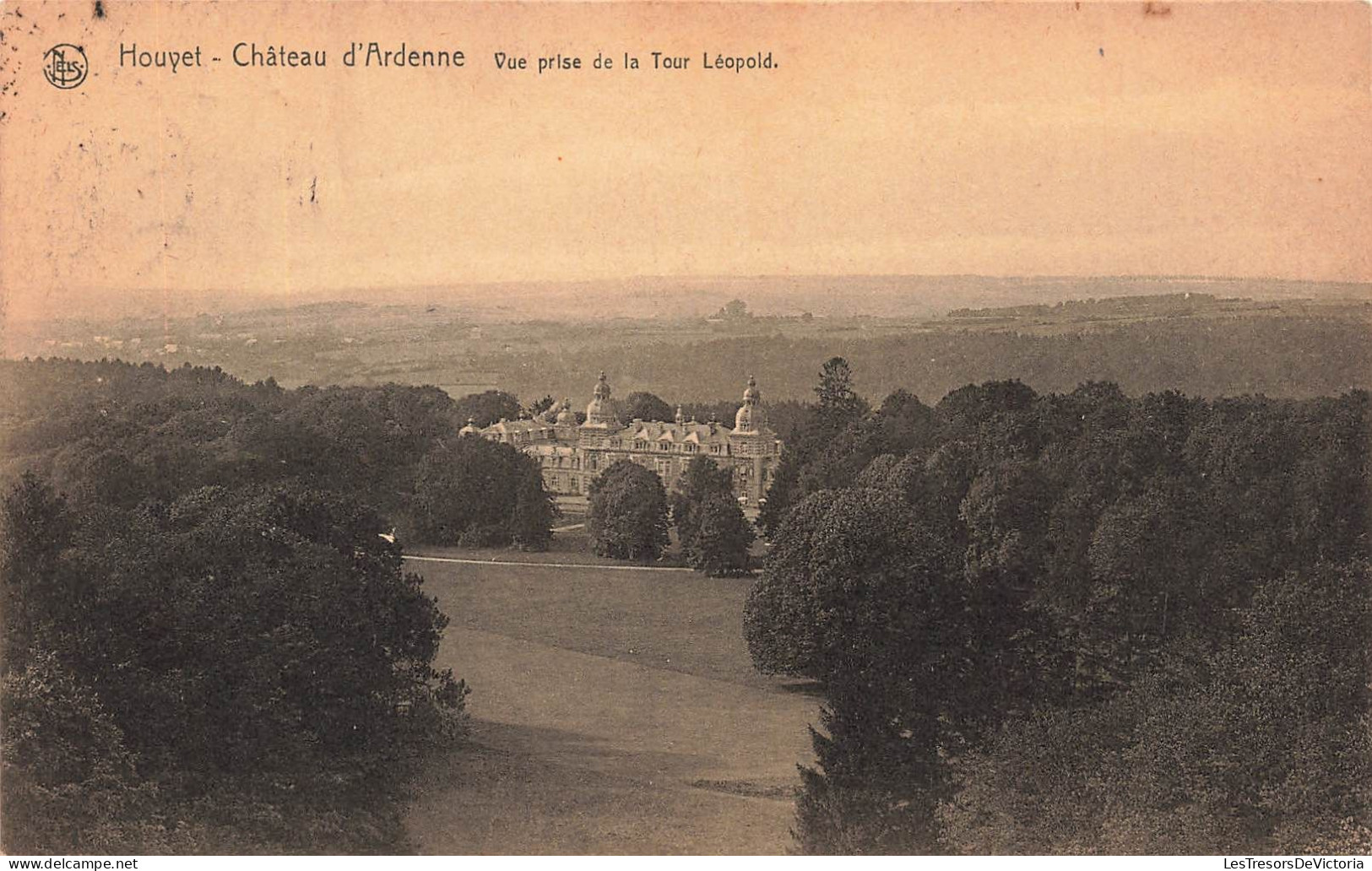 BELGIQUE - Houyet - Vue Au Loin Du Château D'Ardenne - Vue Prise De La Tour Léopold - Carte Postale Ancienne - Houyet