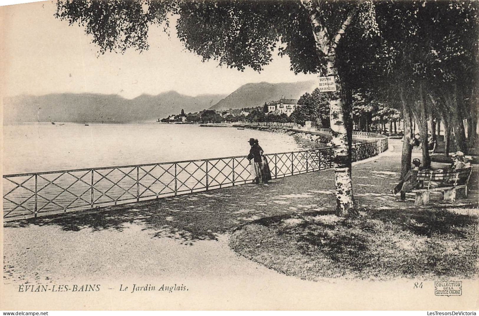 FRANCE - Evian Les Bains - Vue Générale Du Jardin Anglais - Carte Postale Ancienne - Evian-les-Bains