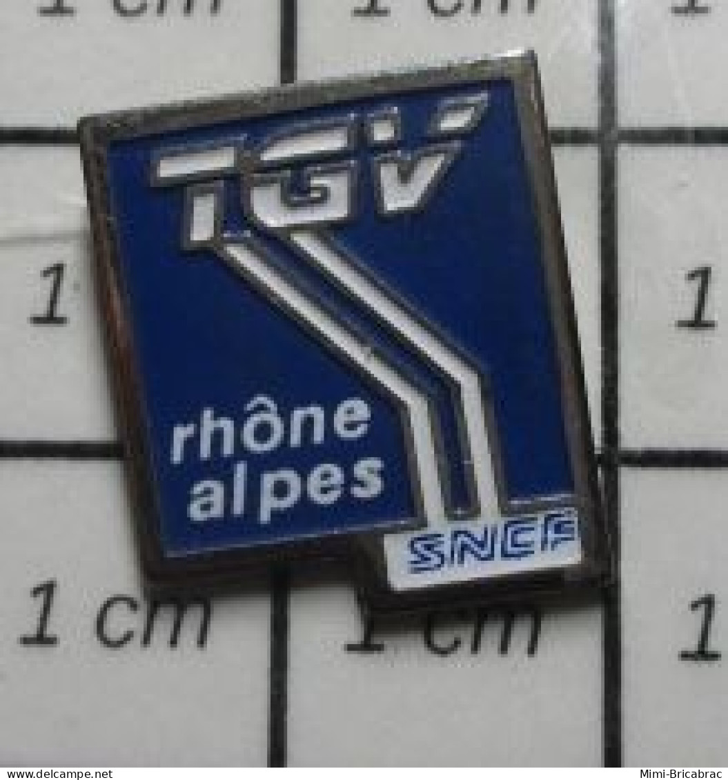 220 Pin's Pins : BEAU ET RARE / TGV / RHONE ALPES SNCF - TGV