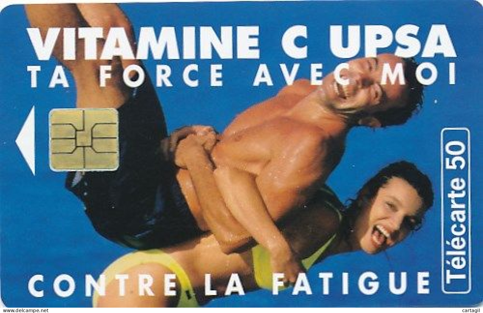 Télécarte France (01/98) Vitamine C Upsa  (visuel, Puce, état, Unités, Etc Voir Scan) + Port - Ohne Zuordnung