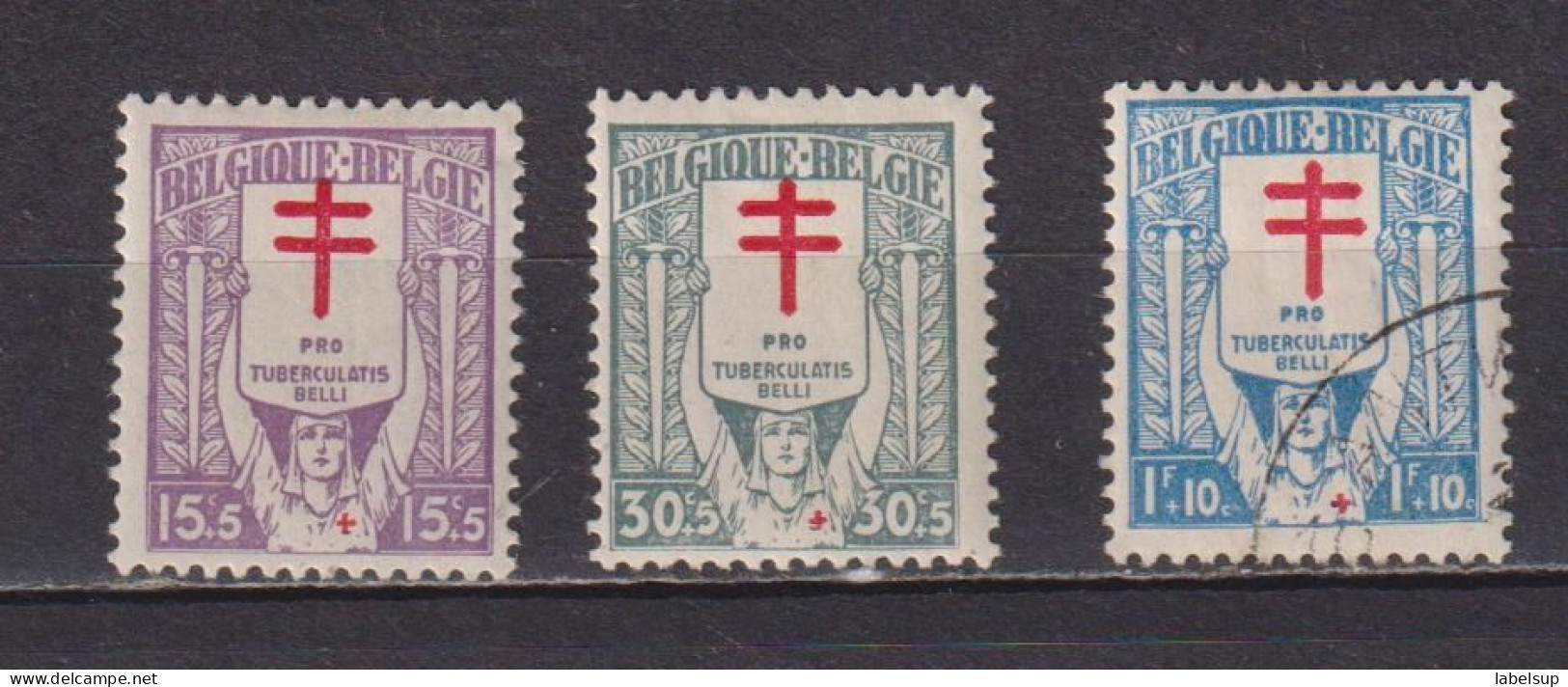 Lot De Timbres De Belgique De 1925 YT 234 à 236 MI 204 à 206 MNH/obli - Other & Unclassified