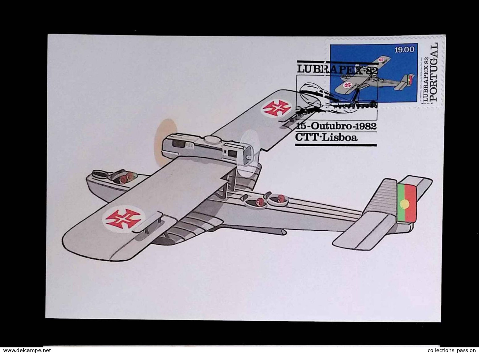 CL, Carte Maximum, Portugal, Aviation, Avion, CTT-Lisboa, 15 Outubro 1982, Cmasa Dornier Do "Wal" (Argos) - Cartoline Maximum