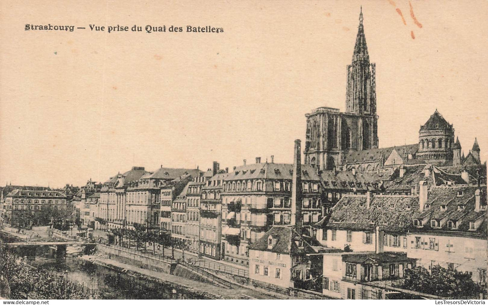 FRANCE - Strasbourg - Vue Prise Du Quai Des Bateliers - Carte Postale Ancienne - Straatsburg