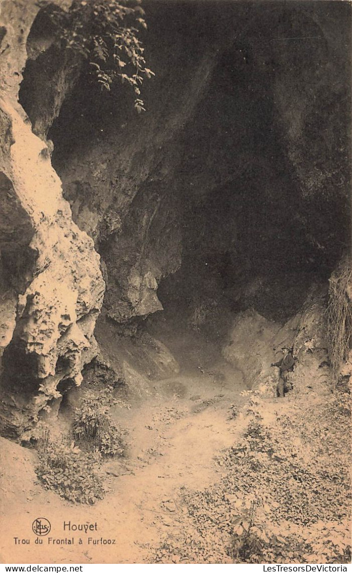 BELGIQUE - Houyet - Trou Du Frontal à Furfooz - Vue Dans Un Grotte - Carte Postale Ancienne - Houyet