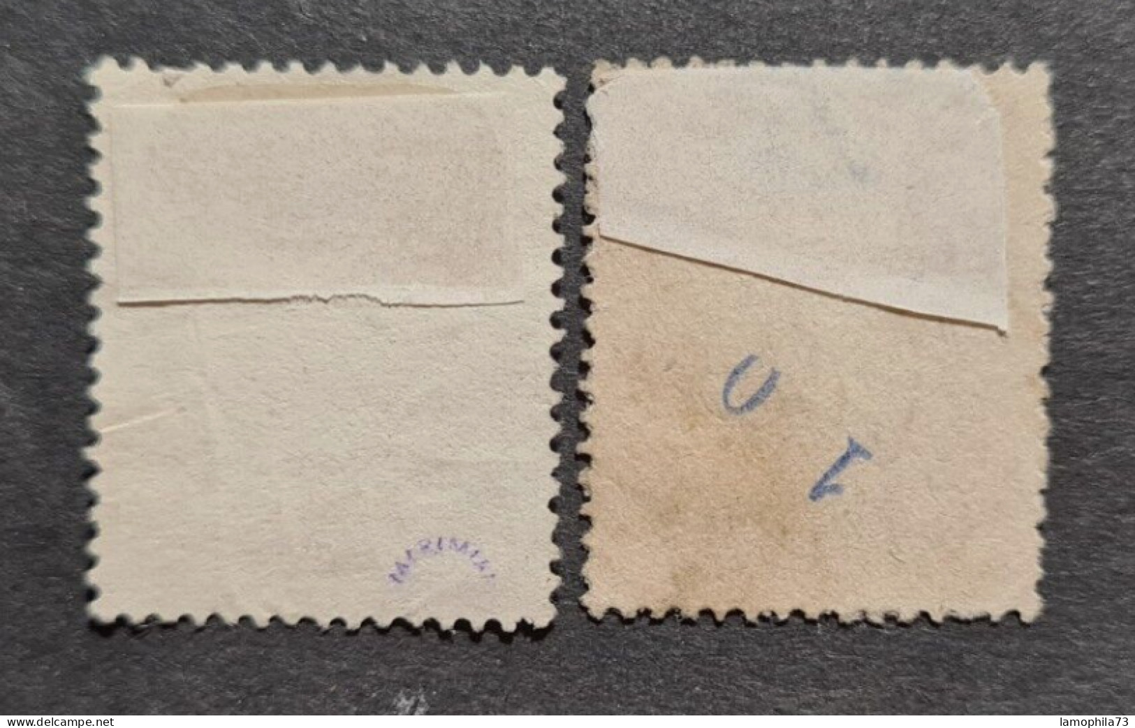 Belgium - Stamp(s) Cob 23A+23Aa (O) - CV 30€ - 2 Scan(s) Réf-1628 - 1866-1867 Kleine Leeuw