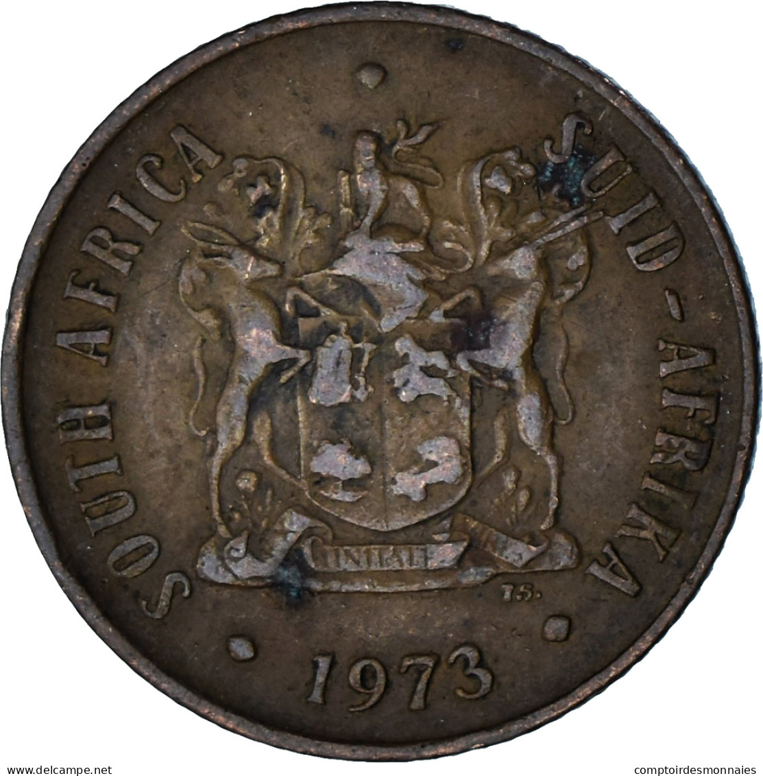 Afrique Du Sud, 2 Cents, 1973 - Afrique Du Sud