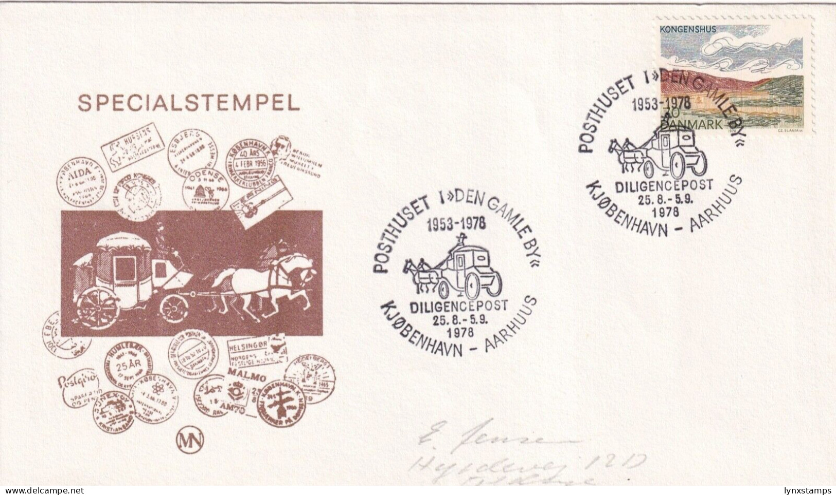 G014 Denmark 1978 Diligence Post FDC - Covers & Documents