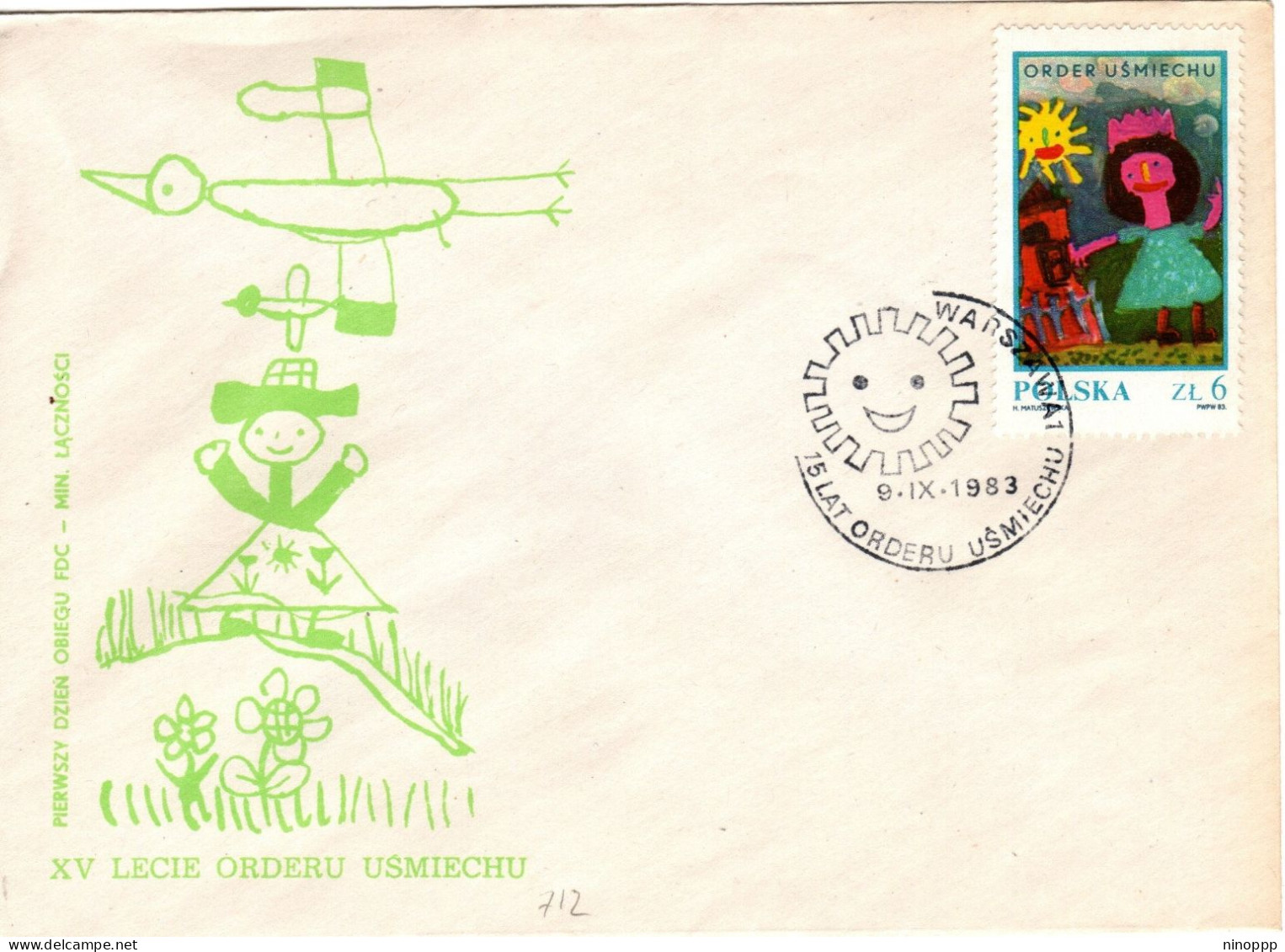 Poland 1983 Ourtesy Ampaignmy  First Day Cover - FDC