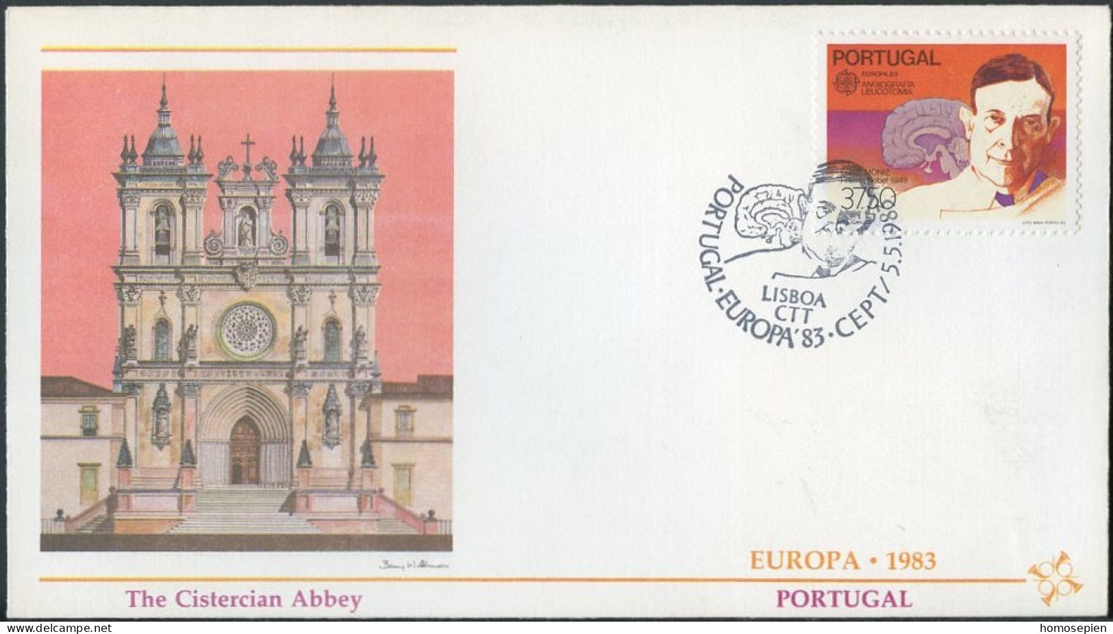 Europa CEPT 1983 Portugal FDC2 Y&T N°1580 - Michel N°1601 - 37,50e EUROPA - 1983