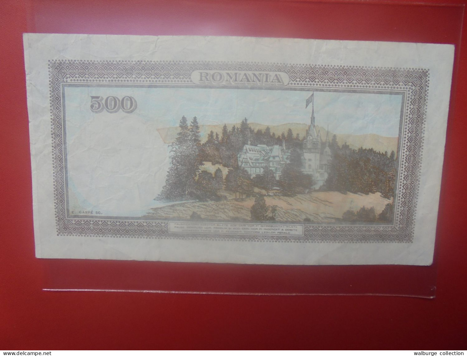 ROUMANIE 500 LEI 1941 Circuler (B.33) - Roemenië