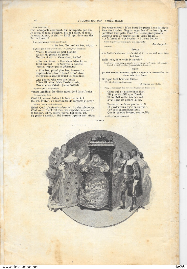 Revue L'Illustration Théâtrale - Théâtre De La Gaité: Scarron, Comédie De Catulle Mendes, Avec Constant Coquelin 1905 - Auteurs Français