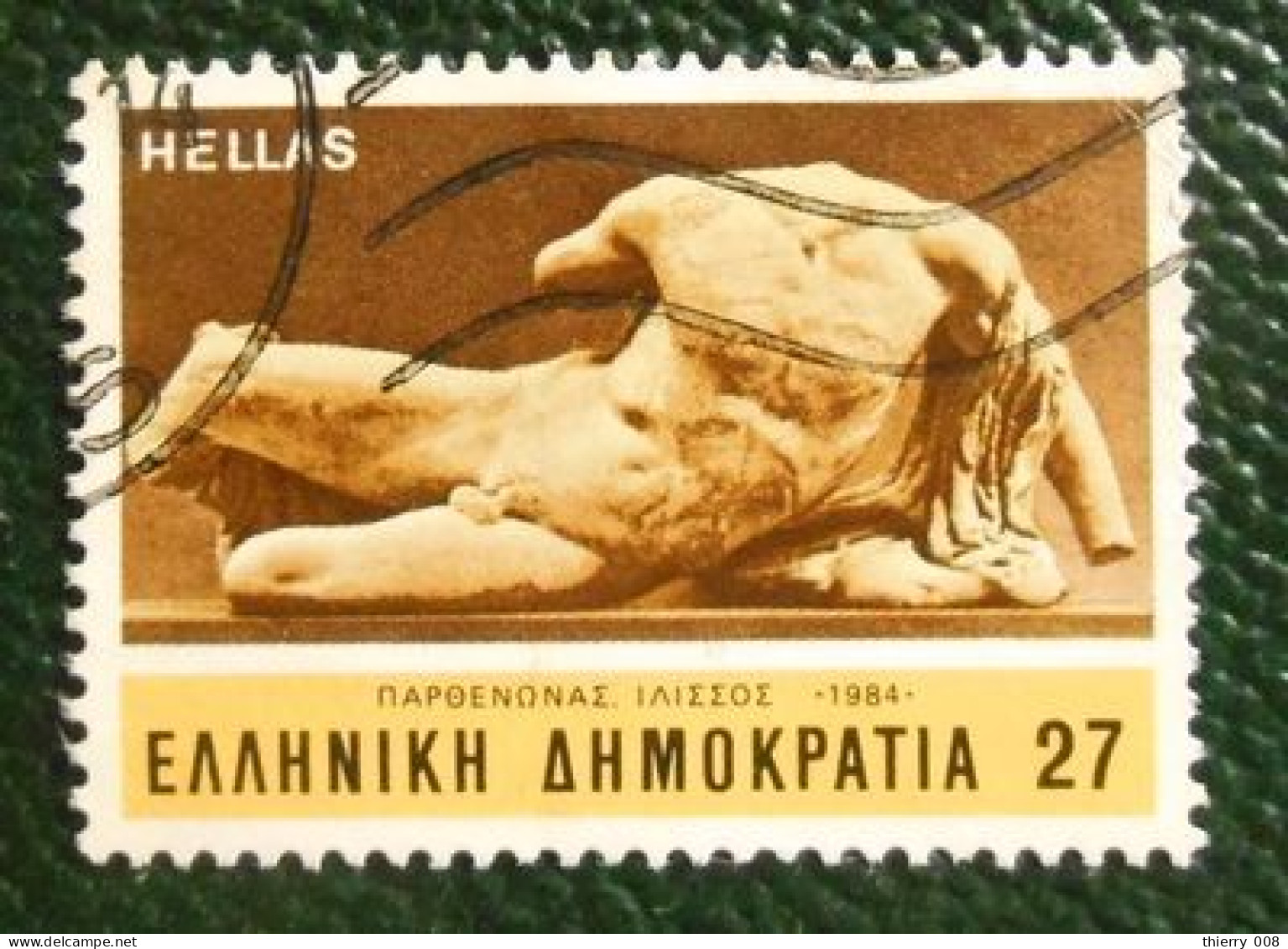 39 Hellas Grèce Oblitéré Statue - Museen