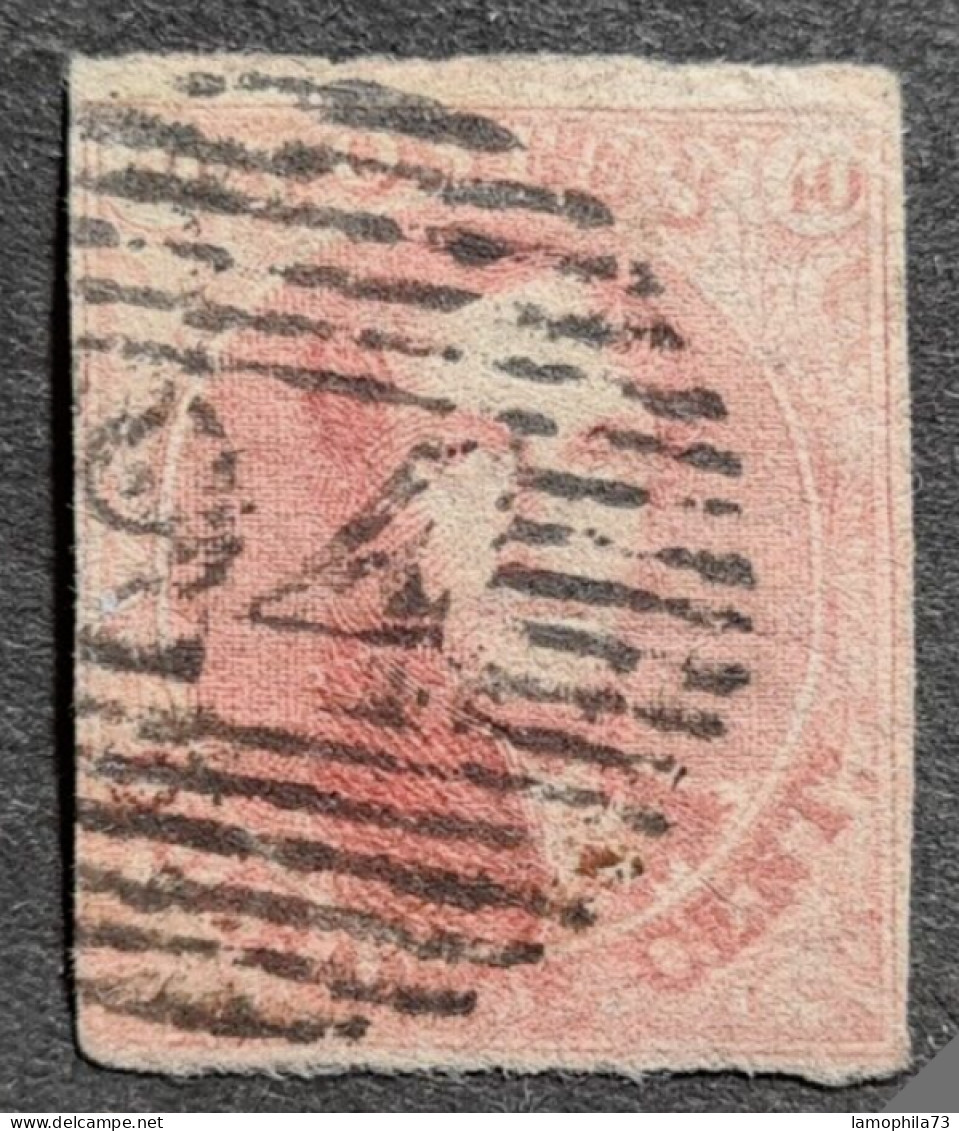 Belgium - Stamp(s) Cob 5a (O) CV 625€ - 2 Scan(s) Réf-1615 - 1849-1850 Medaillons (3/5)