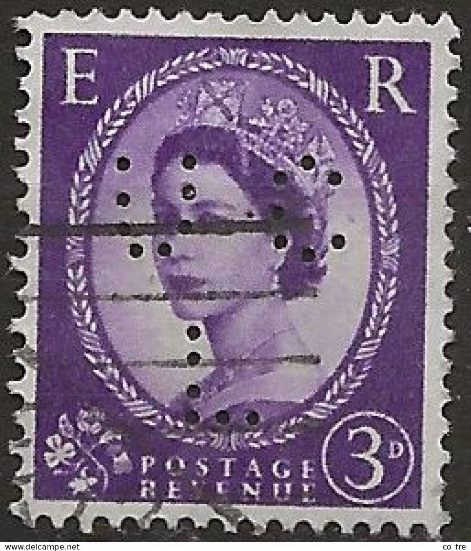 Grande-Bretagne N°331 Perforé (ref.2) - Used Stamps