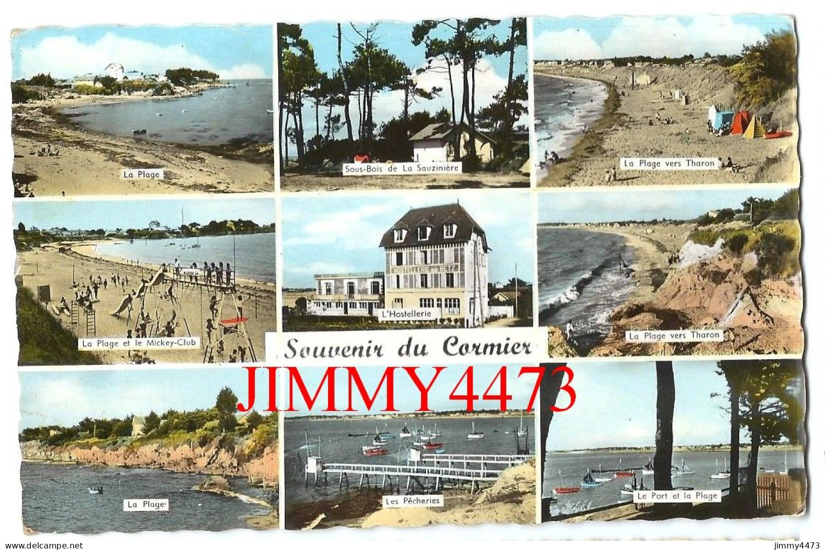 CPSM - LE CORMIER En 1966 - Multi Vues ( La Plaine Sur Mer Loire Inf. ) Edit. Gaby - ARTAUD - La-Plaine-sur-Mer