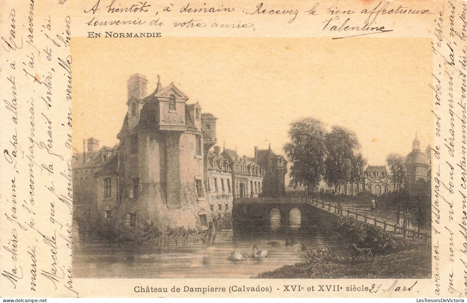 FRANCE - Vue Générale Du Château De Dampierre - XVI ème Et XVII ème Siècle - En Normandie - Carte Postale Ancienne - Autres & Non Classés