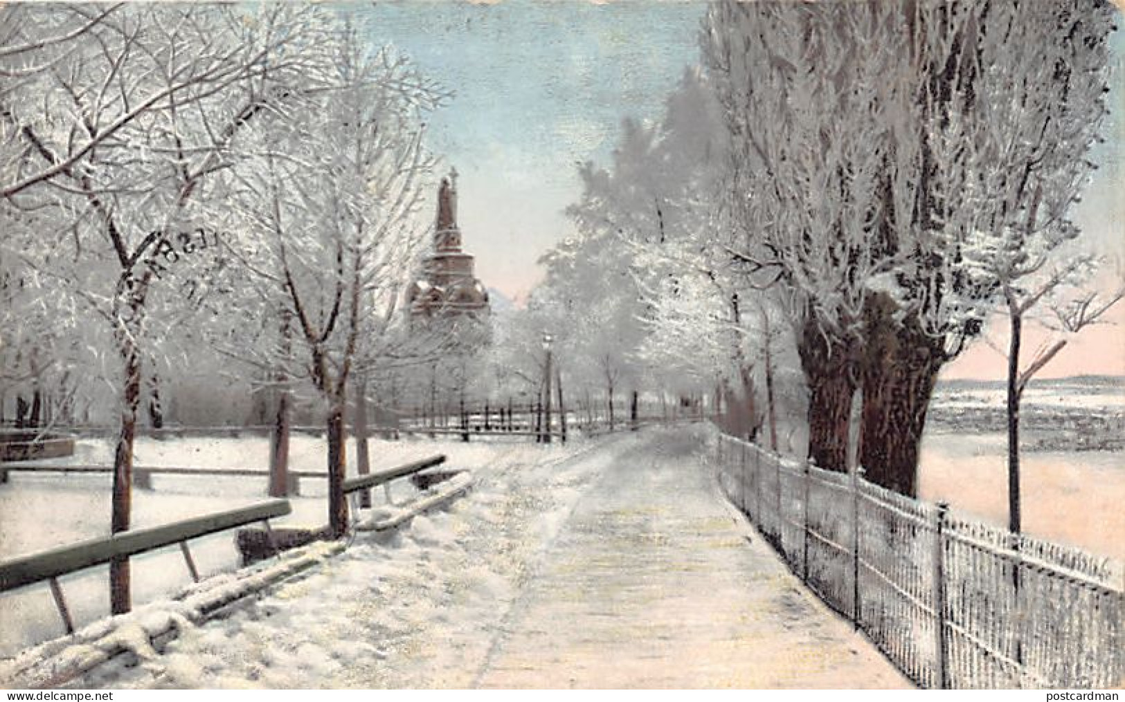 Ukraine - KYIV Kiev - St. Vladimir's Hill In Winter - Publ. D. Markov  - Ukraine