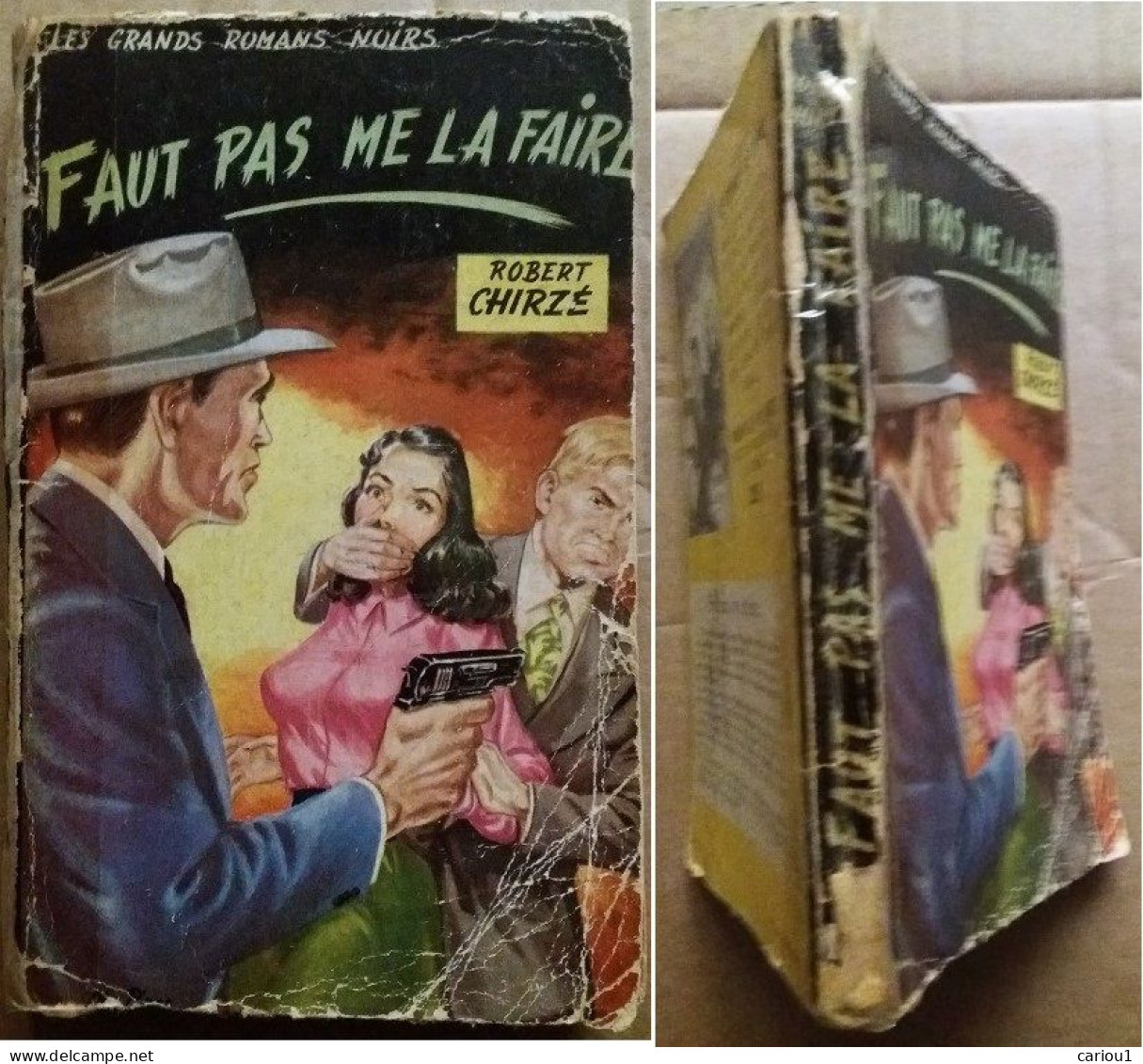 C1 CURIOSA Chirze FAUT PAS ME LA FAIRE Le Trotteur / Condor 1953 PINON Sexy Noir PORT INCLUS France - Trotteur