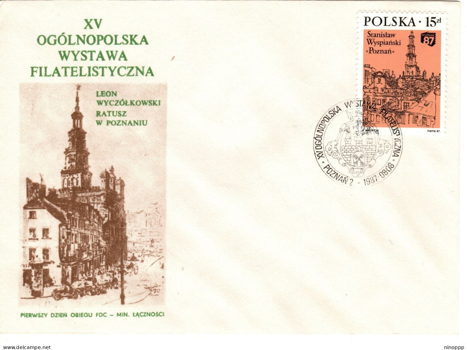 Poland 1987 Poznan 87  First Day Cover - FDC