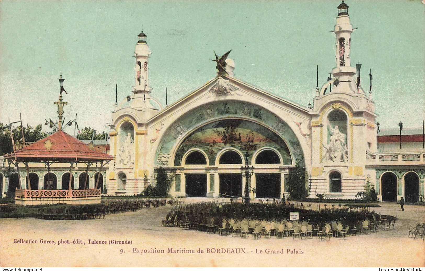 FRANCE - Bordeaux - Exposition Maritime - Vue Générale Du Grand Palais - Colorisé - Carte Postale Ancienne - Bordeaux