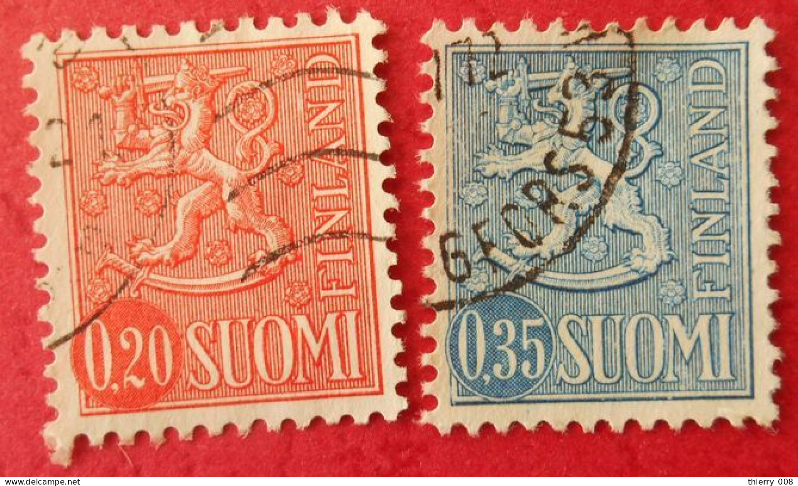 45 Suomi Finland Finlande Lions Armoiries - Altri & Non Classificati