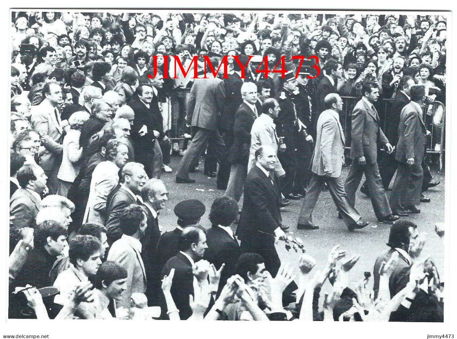 CPM - 21 Mai 1981 François Mitterrand Remonte La Rue Soufflot Vers Le Panthéon - Tirage Limité à 1000 Ex. - Ed. Gendre - Demonstrationen