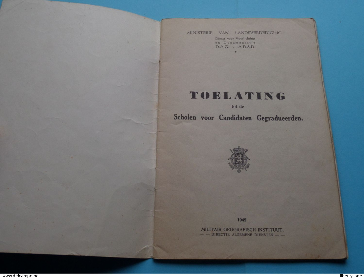 Mijn TOEKOMST - Mon AVENIR / Anno 1949 ( Zie / Voir SCANS ) Compleet Maar Los V/d Nietjes En Bevlekt ! - Otros & Sin Clasificación