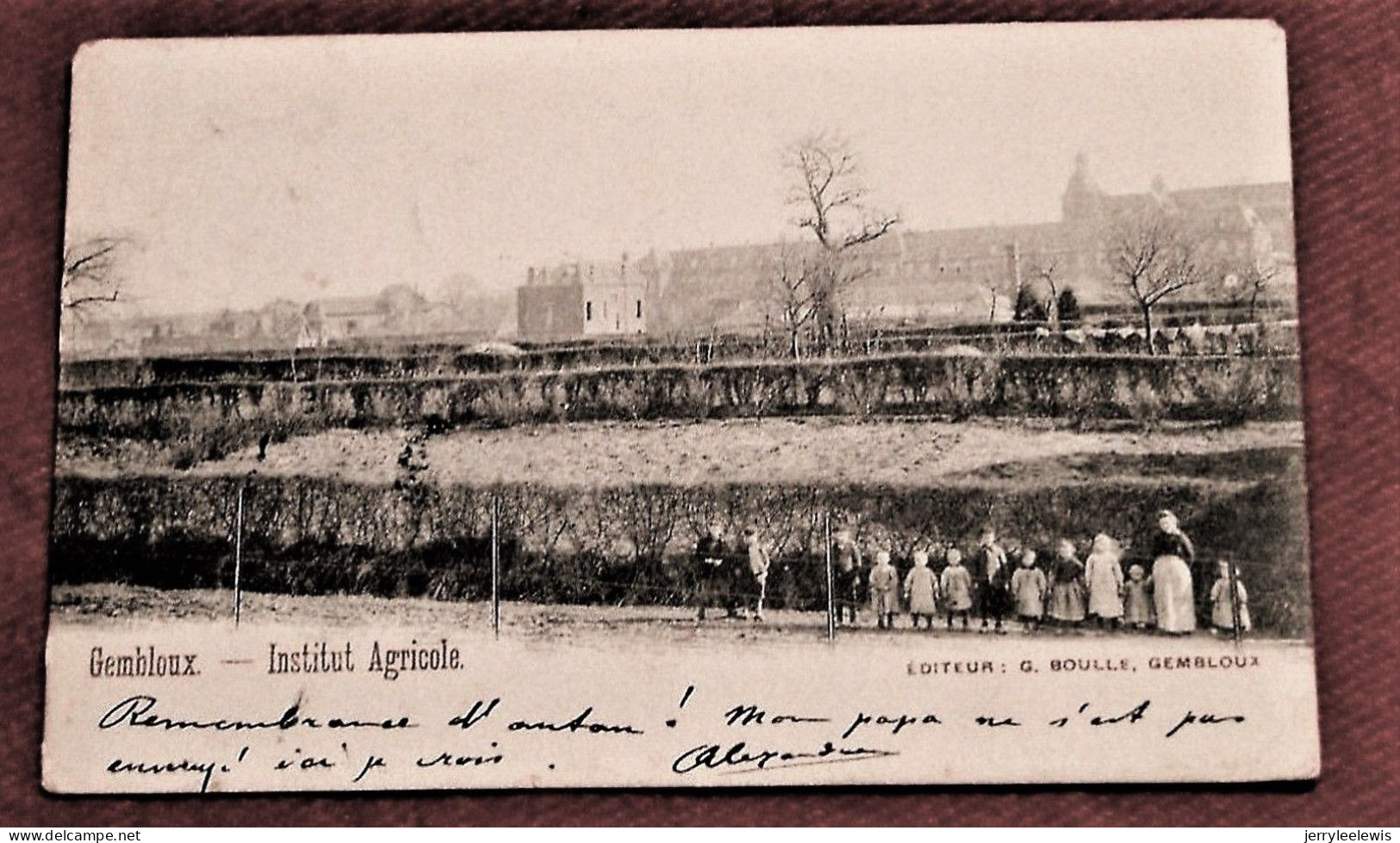 GEMBLOUX  -   Institut Agricole    -  1902   - - Gembloux