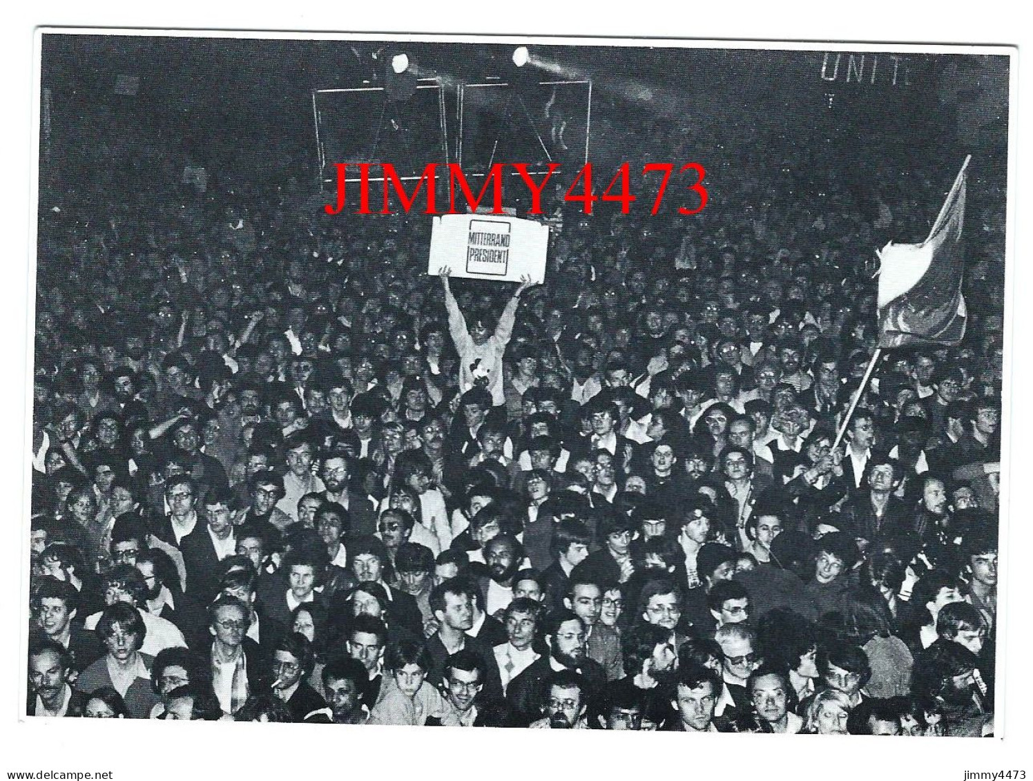 CPM 10 Mai 1981 Place De La Bastille L'annonce élection François Mitterrand Tirage Limité à 1000 Ex. - Edit. J.R Gendre - Demonstrationen