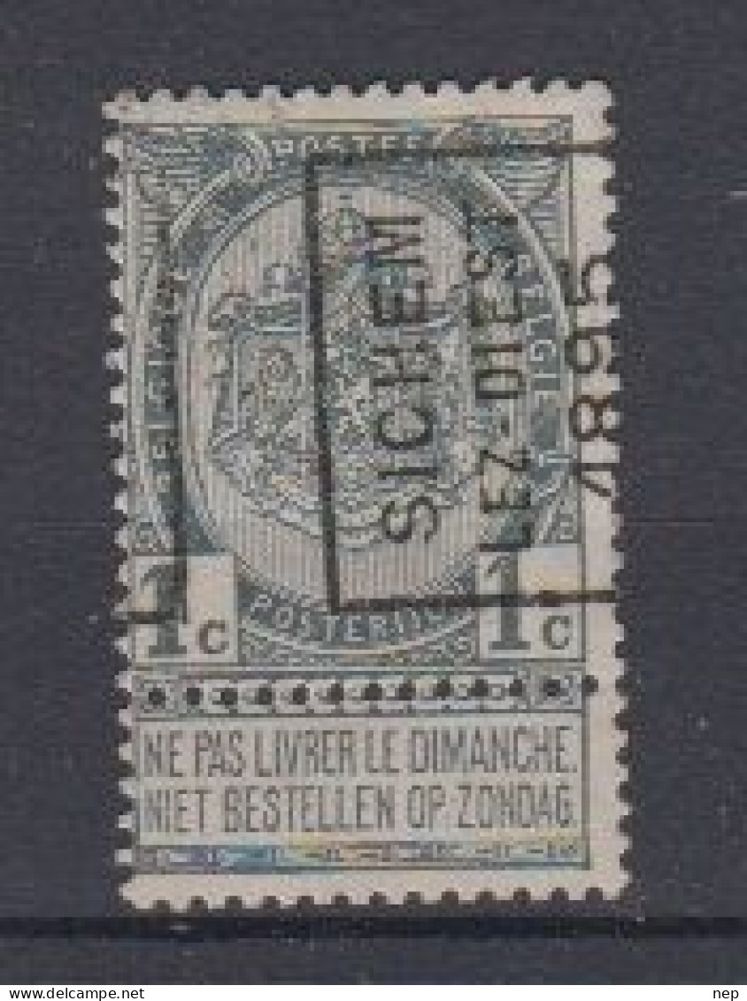 BELGIË - OBP - 1895 - Nr 53 (n° 26 A - SICHEM - LEZ - DIEST 1895) - (*) - Roller Precancels 1894-99