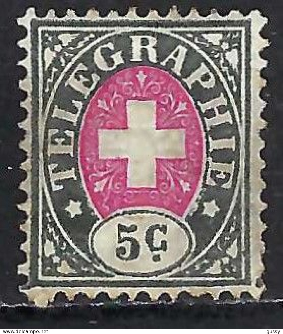 SUISSE Télégraphe Ca.1881: Le ZNr. 13 Neuf(*) - Telegraafzegels