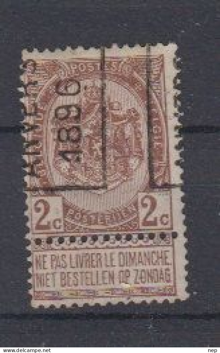 BELGIË - OBP - 1896 - Nr 55 (n° 68 A - ANVERS 1896) - (*) - Rollenmarken 1894-99