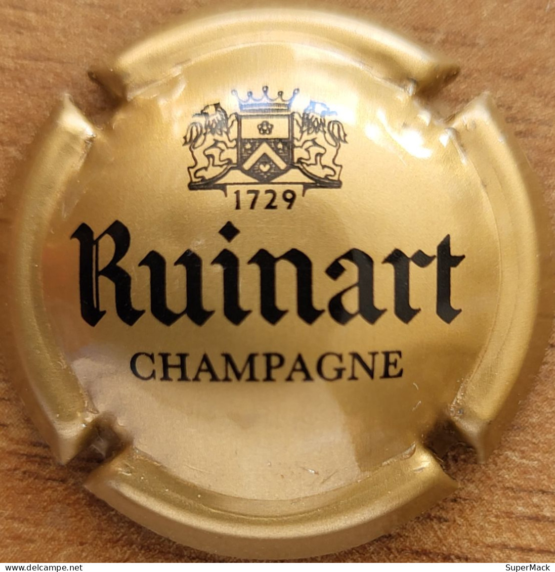 Capsule Champagne RUINART Série Champagne Sous Ruinart, Or Bronze & Noir Nr 62 - Ruinart Ruinart Reims