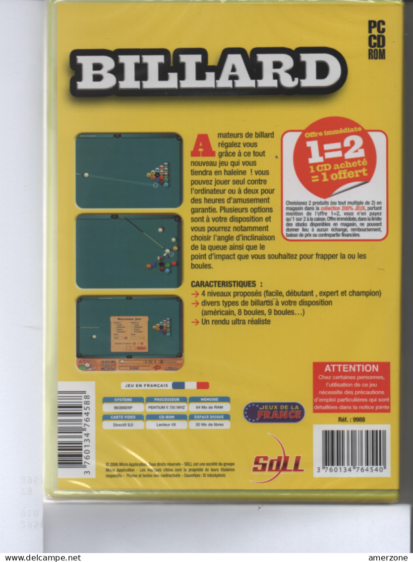 DVD  JEUX   Sous Blister      BILLARD  Initiation Au Jeu De Billard Pour Amateurs - Documentaire