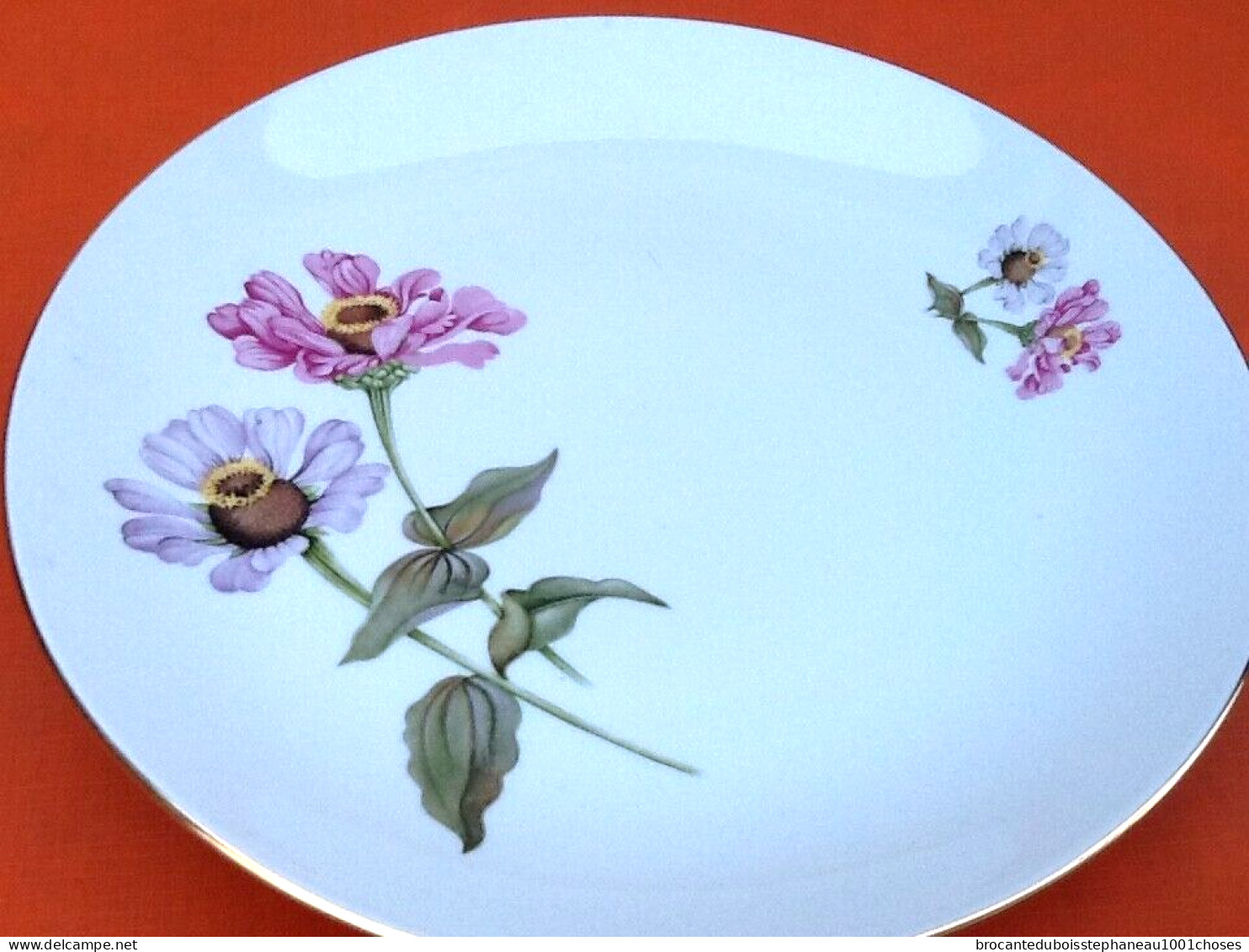 Plat De Service Porcelaine Fine De Bohème - Altri & Non Classificati