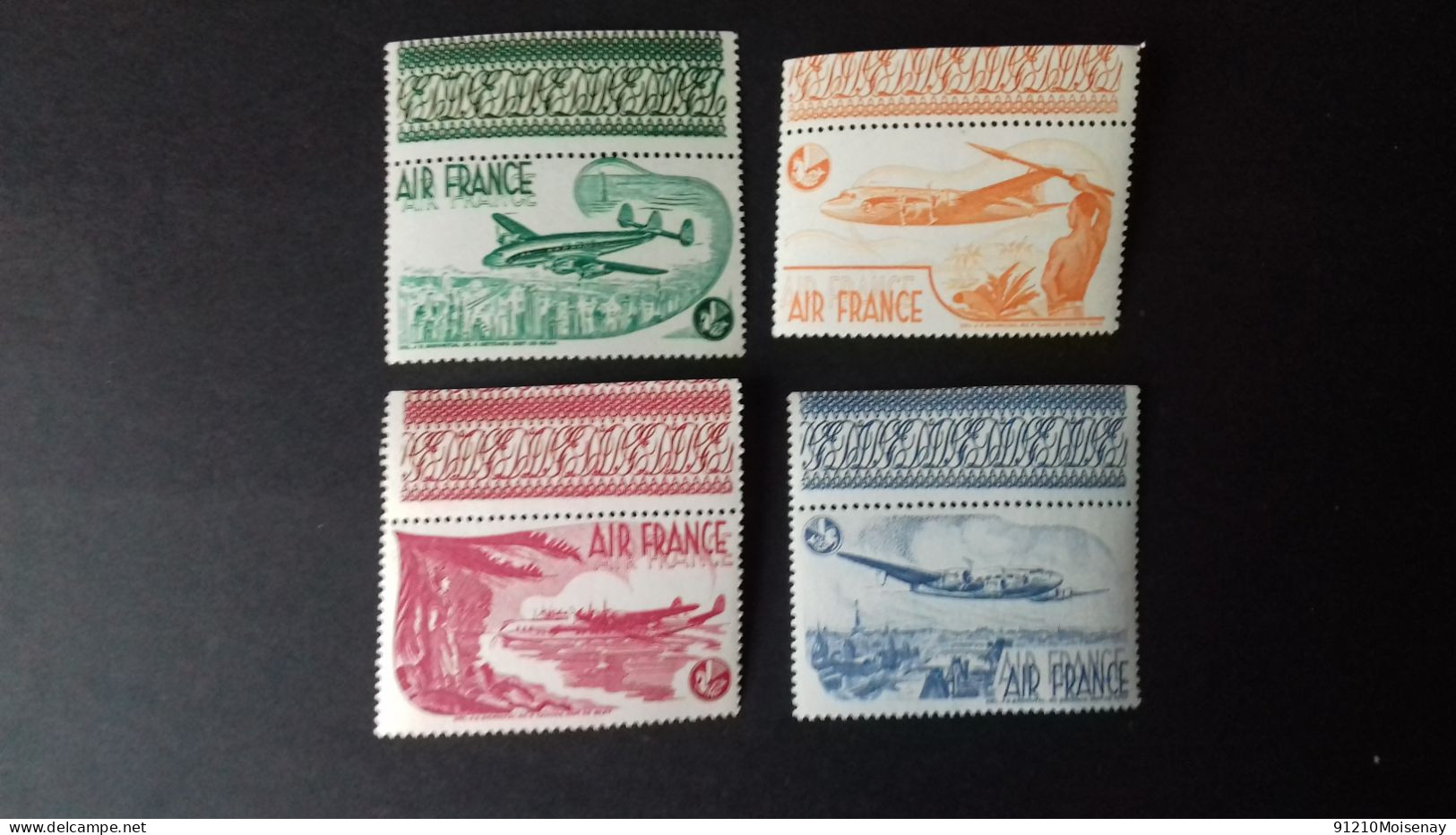 FRANCE  VIGNETTE AIR FRANCE **  LOT - Aviazione