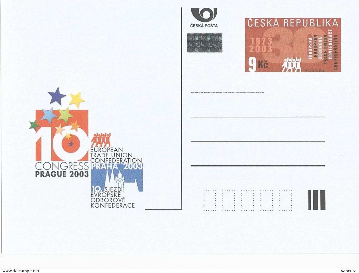 CDV 82 Czech Republic European Trade Union Confederation Congress 2003 - Andere & Zonder Classificatie