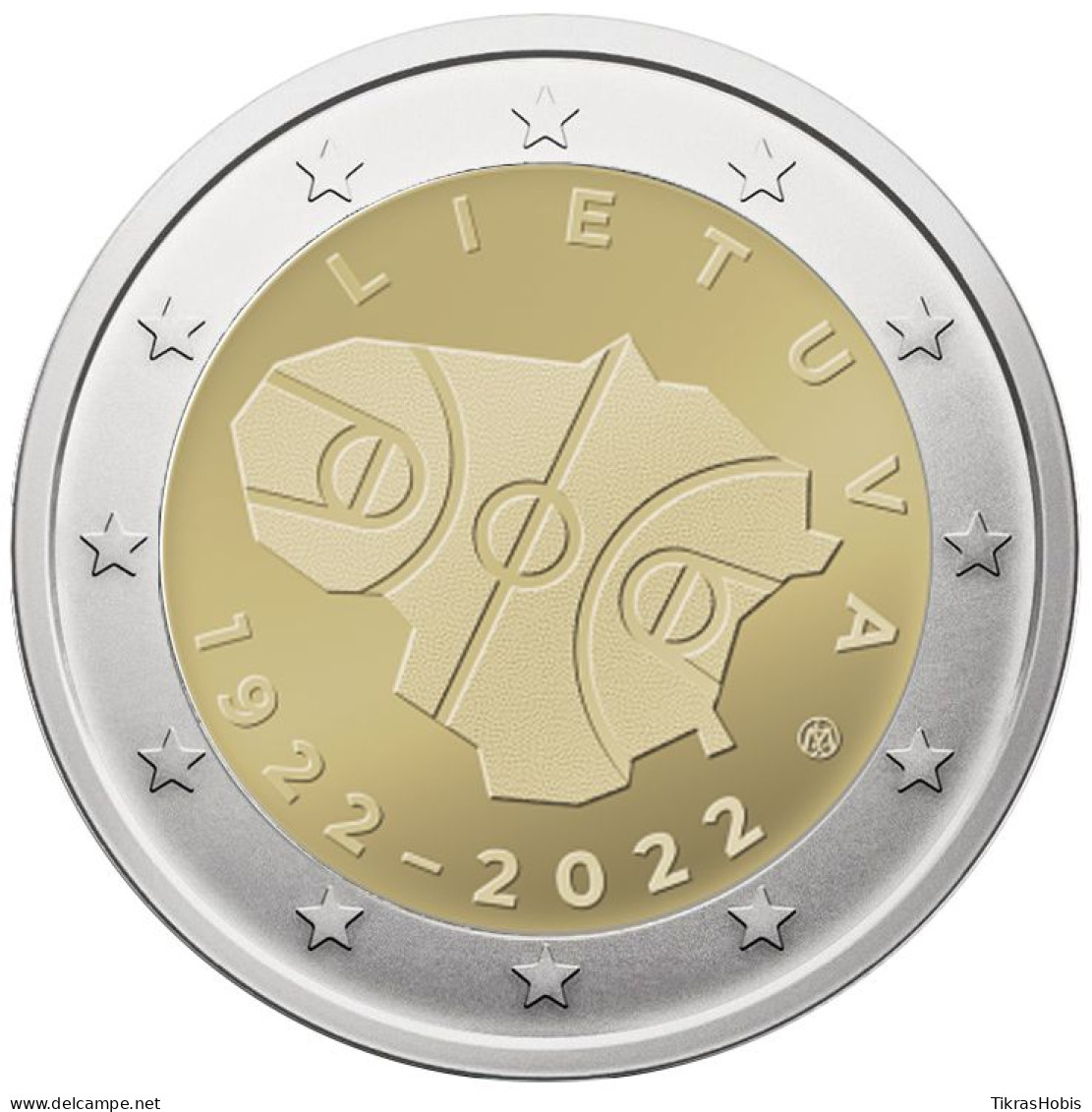 Lithuania 2 Euro, 2022 100th Basketball In Lithuania UC113 - Lituanie