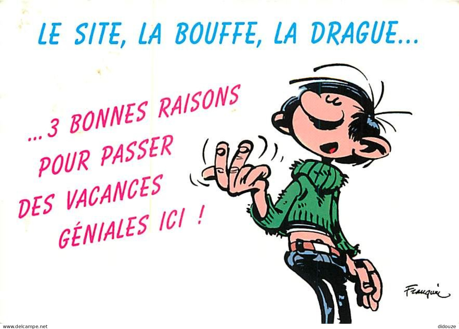 Bandes Dessinées - Gaston Lagaffe - Franquin - CPM - Voir Scans Recto-Verso - Fumetti
