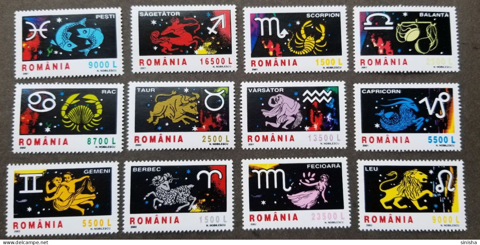 Romania / Zodiac - Gebraucht