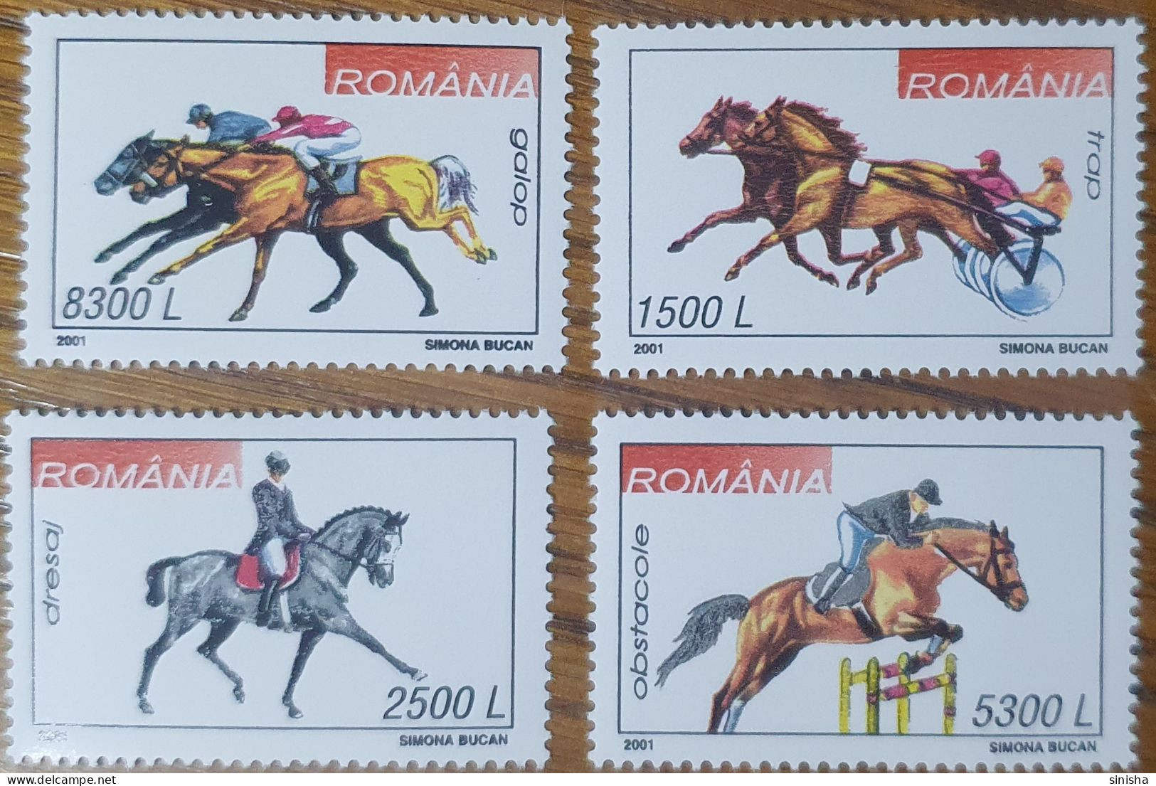 Romania / Horse Race - Used Stamps
