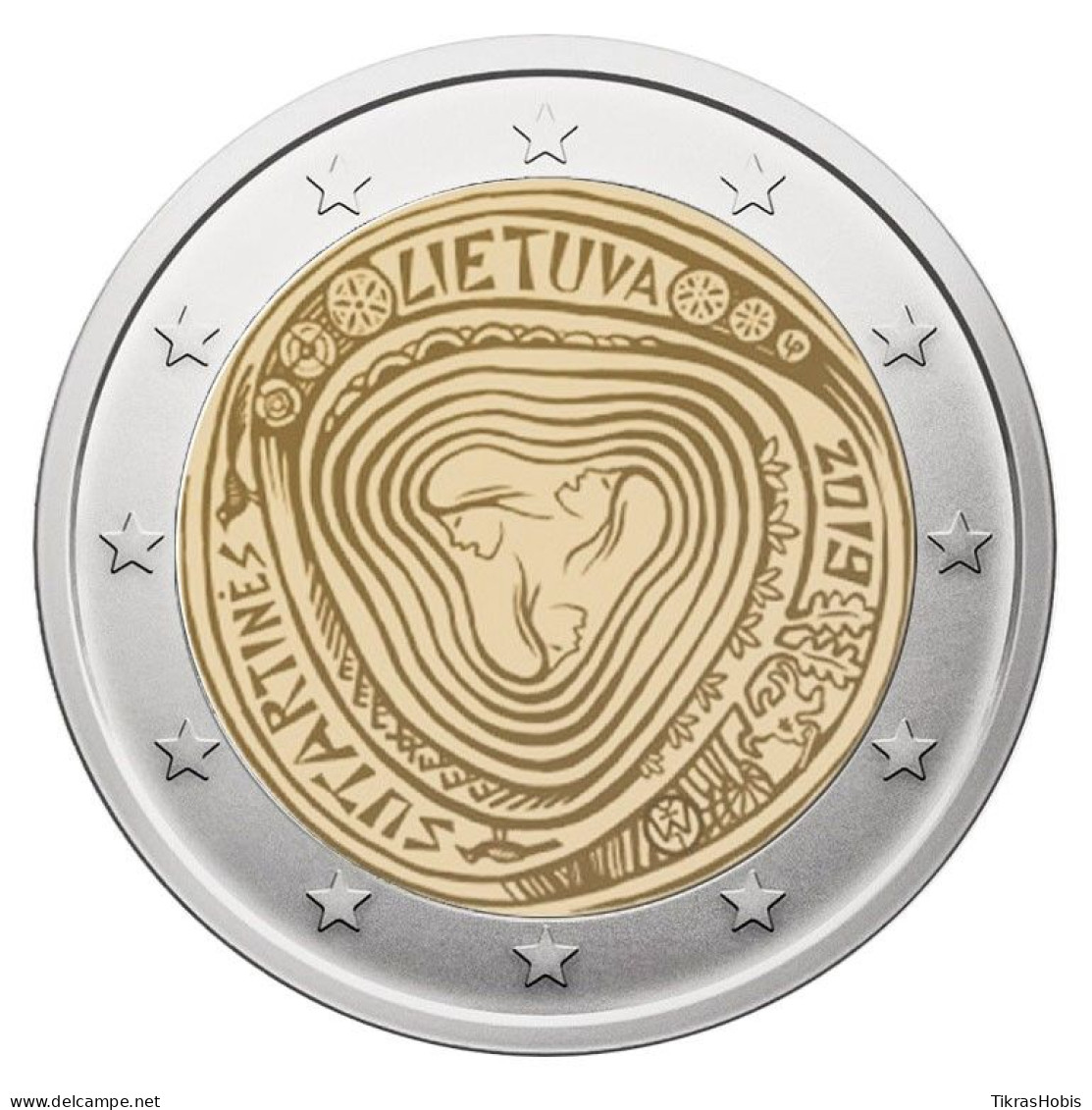 Lithuania 2 Euro, 2019 Contractual - Litauen