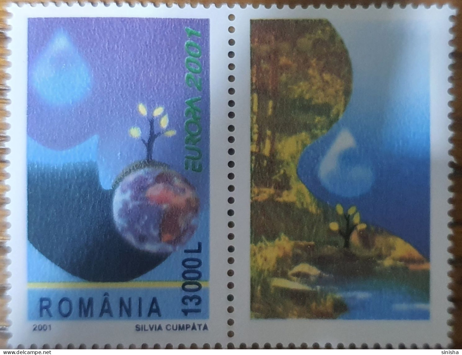 Romania / 2001 Europa - Gebruikt